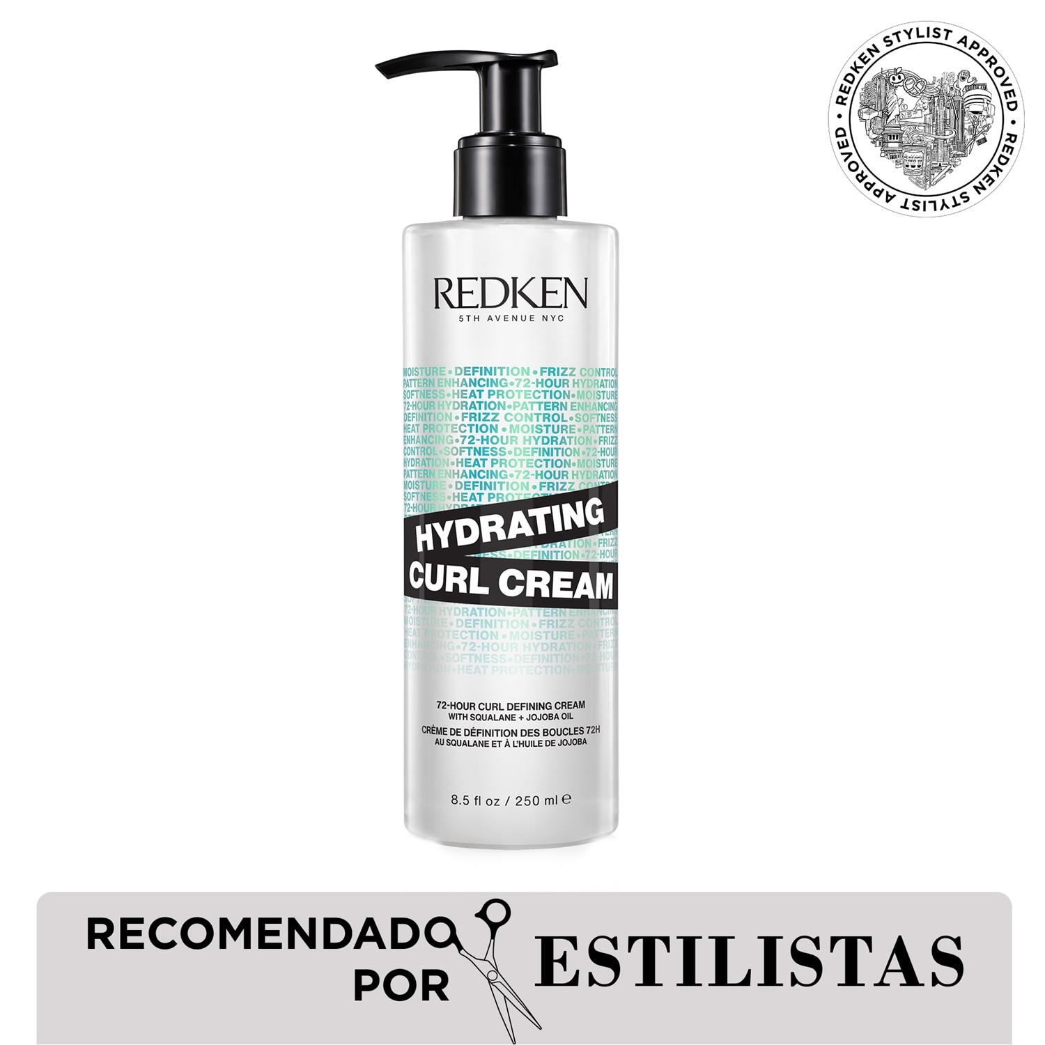 CREMA LIGERA REDKEN HYDRATING CURL CREAM PARA HIDRATAR Y DEFINIR EL CABELLO RIZADO CON PROTECCIÓN TÉRMICA (CREMA PARA CABELLO CON PROTECCIÓN TÉRMICA)